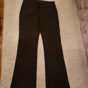 Theory black pants with rolled bottom, size 8